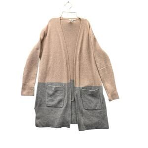 Madewell Sweater Cardigan Womens XS Multicolor Stripe Knit Open Front Duster